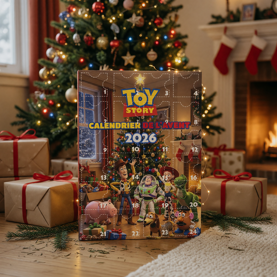 Calendrier de l'Avent ToyBox sous le sapin de Noël